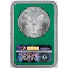 Image 2 : 2001 $1 American Silver Eagle Coin NGC MS69 Green Core