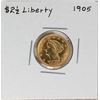 Image 1 : 1905 $2 1/2 Liberty Head Quarter Eagle Gold Coin