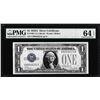 Image 1 : 1928A $1 Funnyback Silver Certificate Note Fr.1601 PMG Choice Uncirculated 64EPQ