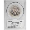 Image 2 : 2014-W Kennedy 50th Anniversary Enhanced Silver Half Dollar Coin PCGS MS70