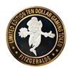 Image 1 : .999 Silver Fitzgerald's Casino & Hotel Reno, NV $20 Limited Edition Gaming Token