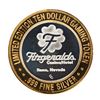 Image 2 : .999 Silver Fitzgerald's Casino & Hotel Reno, NV $20 Limited Edition Gaming Token