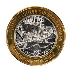 .999 Silver Sierra Sids Sparks, Nevada $10 Casino Limited Edition Gaming Token