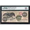 Image 1 : VERY RARE 1862 $100 Legal Tender Note Fr.165a PMG Very Fine 25