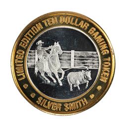 .999 Silver Silver Smith Casino Resort Wendover, NV $10 Limited Edition Gaming Token