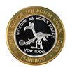 Image 1 : .999 Silver Flamingo Reno Nevada $10 Casino Limited Edition Gaming Token