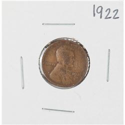 1922 Lincoln Wheat Cent Coin