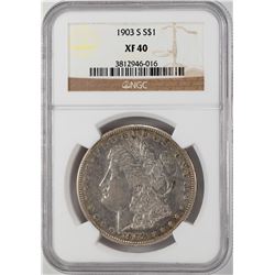 1903-S $1 Morgan Silver Dollar Coin NGC XF40