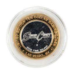 .999 Fine Silver South Coast Casino Las Vegas, NV $10 Limited Edition Gaming Token