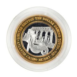 .999 Fine Silver Atlantis Casino & Resort Reno, NV $10 Limited Edition Gaming Token