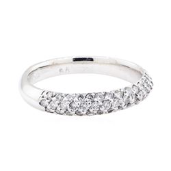 14KT White Gold 0.50 ctw Diamond Band