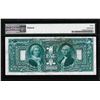 Image 2 : 1896 $1 Educational Silver Certificate Note Fr.224 PMG Very Fine 30