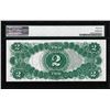 Image 2 : 1917 $2 Legal Tender Note Fr.60 PMG Choice Uncirculated 64