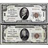 Image 1 : Set of 1929 $10/$20 Saint Paul, MN CH# 203 National Currency Notes