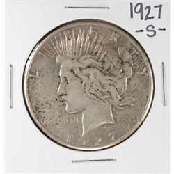 1927-S $1 Peace Silver Dollar Coin
