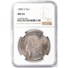 Image 1 : 1880-S $1 Morgan Silver Dollar NGC MS65 Nice Toning