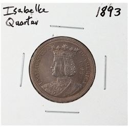1893 Isabella Commemorative Quarter Coin
