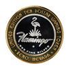 Image 2 : .999 Silver Flamingo Reno Nevada $10 Casino Limited Edition Gaming Token