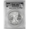 Image 1 : 2009 $1 American Silver Eagle Coin ANACS MS70 First Release