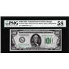 Image 1 : 1934 $100 Federal Reserve STAR Note Fr.2152-Gdgs* PMG Choice About Uncirculated 58