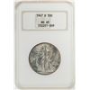 Image 1 : 1947-D Walking Liberty Half Dollar Coin NGC MS65