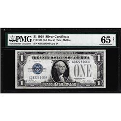 1928 $1 Silver Certificate Note Fr.1600 PMG Gem Uncirculated 65EPQ