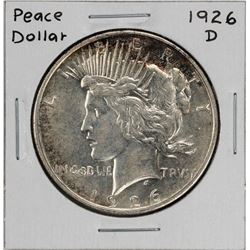 1926-D $1 Peace Silver  Dollar Coin