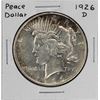 Image 1 : 1926-D $1 Peace Silver  Dollar Coin