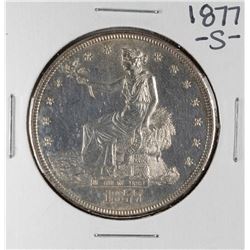1877-S $1 Trade Silver Dollar Coin