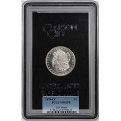 1878-CC $1 Morgan Silver Dollar Coin GSA Hoard PCGS MS62PL