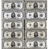 Image 1 : Lot of (10) 1934D $5 Silver Certificate Notes