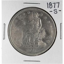 1877-S $1 Trade Silver Dollar Coin