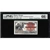 Image 1 : 1893 World's Columbian Exposition Ticket Chief PMG Gem Uncirculated 66EPQ
