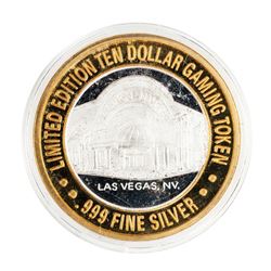 .999 Silver Golden Nugget Las Vegas, Nevada $10 Casino Limited Edition Gaming Token
