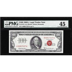 1966A $100 Legal Tender Note Fr.1551 PMG Choice Extremely Fine 45