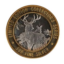 .999 Fine Silver Grand Casino $10 Limited Edition Collector's Series Gaming Token
