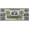Image 1 : 1800's $10 State Bank at New Brunswick, NJ Obsolete Note