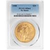 Image 1 : 1908 $20 No Motto St. Gaudens Double Eagle Gold Coin PCGS MS64