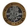 Image 2 : .999 Fine Silver Mystic Lake Casino $10 Limited Edition Gaming Token