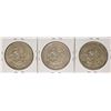 Image 2 : Lot of (3) 1968 Mexico 25 Pesos Olympics Commemorative Coins