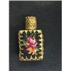 Image 2 : Very Unusual Petit Point Miniature Perfume Bottle