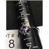 Image 2 : Sterling Silver and Amethyst Ring. Size 6