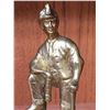 Image 2 : Vintage Brass Miner Figure. 7" H x 4" W