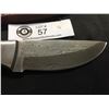 Image 2 : Very Nicely Made Damascus Knife with Leather Sheath. Nice Quality