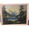 Image 1 : Vintage 1960's Big Oil Painting. By W.M.Thom
