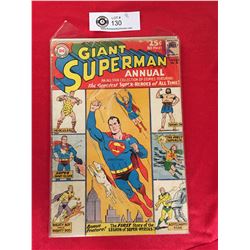 DC Comics Giant Superman Annual No.6 In Plastic Bag on White Board