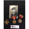 Image 2 : A Group of WWII US Medals and a Photo of a Soldier
