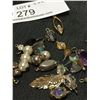 Image 2 : Approximately 24 Small Pendants 1920'sto 1960's. Rhinestone, Pearl, Crystal etc.
