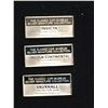 Image 2 : 3 Franklin Mint  Classic Car Miniature Sterling Silver Bars 1931 INVICTA, 1941 Lincoln Continental,1