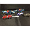 Image 2 : 2 Toy Mechanical Dogs Plus 3 Transformers cars